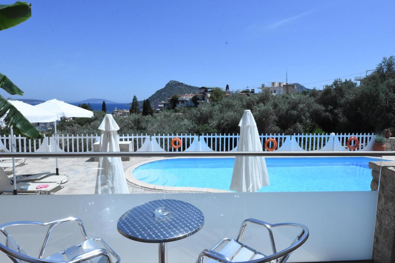 Viaros Hotel Apartments Tolo Bagian luar foto