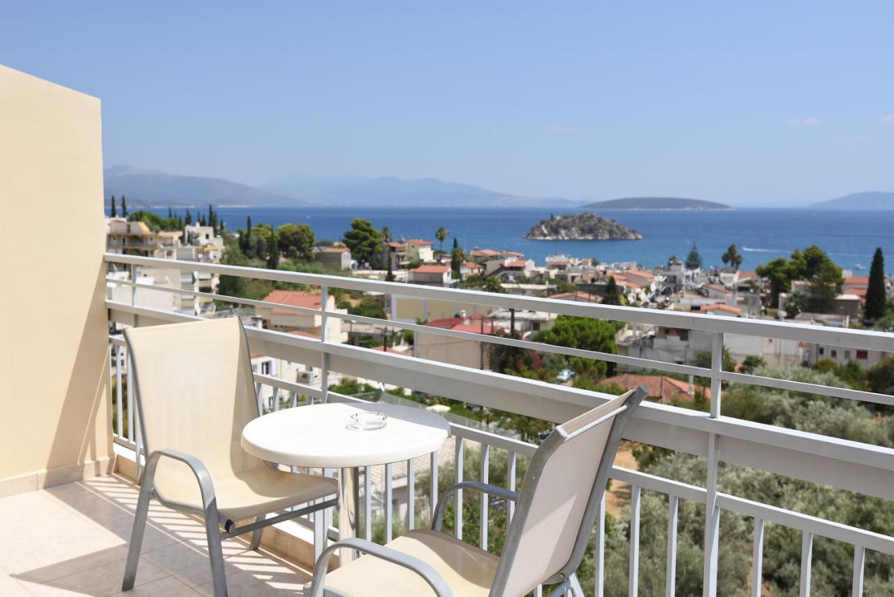Viaros Hotel Apartments Tolo Bagian luar foto